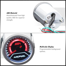 Load image into Gallery viewer, Universal JDM Sport 2" / 52mm Analog Air Fuel Ratio Gauge