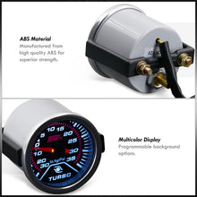 Load image into Gallery viewer, Universal JDM Sport 2" / 52MM Analog Turbo Boost Gauge