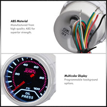 Load image into Gallery viewer, Universal JDM Sport 2" / 52mm Analog Oil Pressure Gauge