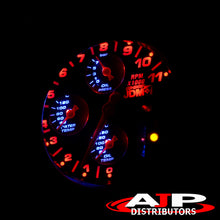 Load image into Gallery viewer, Universal 5" 4 in 1 Analog Tachometer Gauge Black (Tachometer / Oil Press / Water Temp / Oil Temp)
