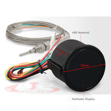 Load image into Gallery viewer, Universal JDM Sport 2" / 52mm LED Digital Exhaust Gas Temperature Gauge