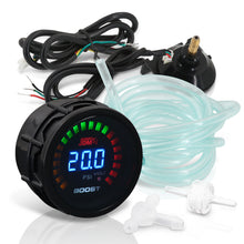 Load image into Gallery viewer, Universal JDM Sport 2" / 52MM LED Digital Turbo Boost Gauge