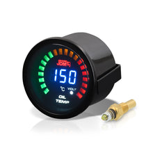Load image into Gallery viewer, Universal JDM Sport 2" / 52mm LED Digital Oil Temperature Gauge