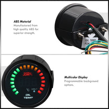 Load image into Gallery viewer, Universal JDM Sport 2" / 52mm LED Digital Oil Temperature Gauge