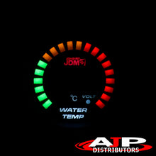 Load image into Gallery viewer, Universal JDM Sport 2" / 52mm LED Digital Water Temperature Gauge