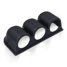 Load image into Gallery viewer, Universal 2" / 52mm Dash Triple Gauge Pod Carbon Fiber