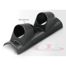 Load image into Gallery viewer, Gauges Pods Driver Side Pillar Dual 52mm Carbon Look