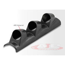 Load image into Gallery viewer, Universal 2" / 52mm Driverside Pillar Triple Gauge Pod Carbon Fiber