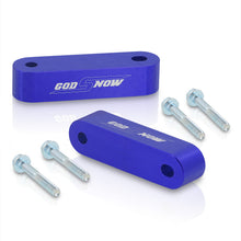 Load image into Gallery viewer, Acura Honda 22mm Aluminum Hood Riser Spacer Blue