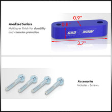 Load image into Gallery viewer, Acura Honda 22mm Aluminum Hood Riser Spacer Blue