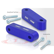 Load image into Gallery viewer, Acura Honda 22mm Aluminum Hood Riser Spacer Blue