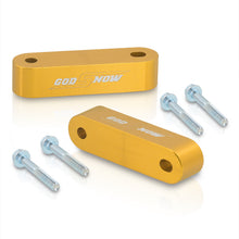 Load image into Gallery viewer, Acura Honda 22mm Aluminum Hood Riser Spacer Gold