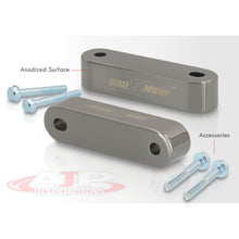 Load image into Gallery viewer, Acura Honda 22mm Aluminum Hood Riser Spacer Gunmetal