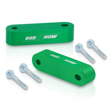 Load image into Gallery viewer, Acura Honda 22mm Aluminum Hood Riser Spacer Green