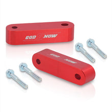 Load image into Gallery viewer, Acura Honda 22mm Aluminum Hood Riser Spacer Red