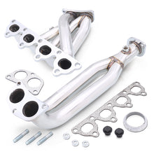 Load image into Gallery viewer, Honda Civic 1988-2000 / CRX 1988-1991 / Del Sol 1993-1997 D-Series D15 D16 4-2-1 Stainless Steel Exhaust Header (2-Piece)