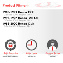 Load image into Gallery viewer, Honda Civic 1988-2000 / CRX 1988-1991 / Del Sol 1993-1997 D-Series D15 D16 4-2-1 Stainless Steel Exhaust Header (2-Piece)