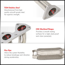 Load image into Gallery viewer, Honda Prelude 2.2L I4 H22 VTEC 1992-1996 Stainless Steel Exhaust Header