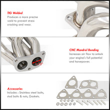 Load image into Gallery viewer, Honda Prelude 2.2L I4 H22 VTEC 1992-1996 Stainless Steel Exhaust Header