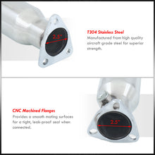 Load image into Gallery viewer, Honda Accord 1990-1993 / Prelude 1992-2001 Stainless Steel Resonated Test Pipe