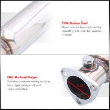 Load image into Gallery viewer, Acura Integra 1990-2001 / Honda Civic 1988-2000 / CRX 1988-1991 / Del Sol 1993-1997 Stainless Steel Resonated Test Pipe