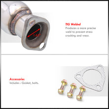 Load image into Gallery viewer, Acura Integra 1990-2001 / Honda Civic 1988-2000 / CRX 1988-1991 / Del Sol 1993-1997 Stainless Steel Resonated Test Pipe