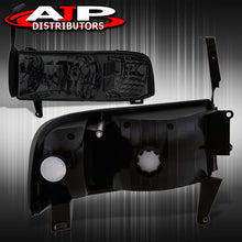Load image into Gallery viewer, Dodge Ram 1500 2500 3500 1994-2001 1 Piece Headlights Chrome Housing Smoke Len Clear Reflector ( Except sports package models )