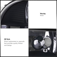 Load image into Gallery viewer, Dodge Dakota 1997-2004 / Durango 1998-2003 1 Piece Style Headlights + Bumpers Black Housing Clear Len Clear Reflector