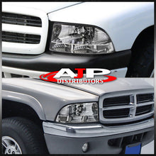 Load image into Gallery viewer, Dodge Dakota 1997-2004 / Durango 1998-2003 1 Piece Style Headlights + Bumpers Chrome Housing Clear Len Clear Reflector