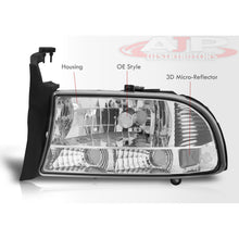 Load image into Gallery viewer, Dodge Dakota 1997-2004 / Durango 1998-2003 1 Piece Style Headlights + Bumpers Chrome Housing Clear Len Clear Reflector