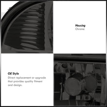 Load image into Gallery viewer, Dodge Dakota 1997-2004 / Durango 1998-2003 1 Piece Style Headlights + Bumpers Chrome Housing Smoke Len Clear Reflector