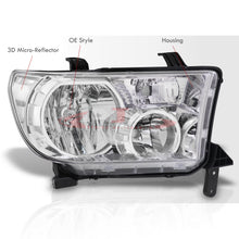 Load image into Gallery viewer, Toyota Tundra 2007-2013 / Sequoia 2008-2017 Factory Style Headlights Chrome Housing Clear Len Clear Reflector