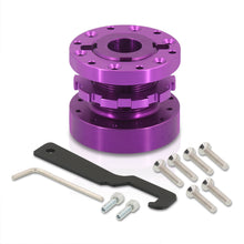 Load image into Gallery viewer, Universal 6 Bolt Steering Steering Wheel Extender Adapter Hub Purple