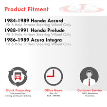 Load image into Gallery viewer, Honda Prelude 1988-1991 / Honda Accord 1984-1989 Steering Wheel Hub Adapter
