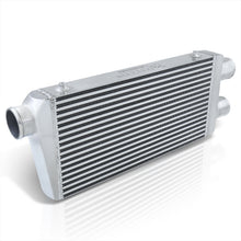 Load image into Gallery viewer, Universal 2 Inlet & 1 Outlet Aluminum Intercooler (Bar & Plate | Overall: 32.5" x 11.75" x 3.0" | Core: 23.0" x 11.5" x 2.75" | Inlet/Outlet: 3.0")