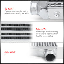 Load image into Gallery viewer, Universal Aluminum Intercooler (Tube & Fin | Overall: 30.75" x 11.75" x 3.0" | Core: 23.5" x 11.75" x 3.0" | Inlet/Outlet: 3.0")