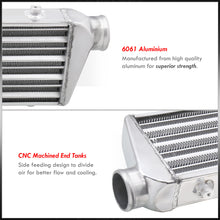 Load image into Gallery viewer, Universal 27.5x7x2.25 Intercooler Tube and Fin Silver Color inlet/outlet 2.5 (Core Size: 21.5x7x2.25)
