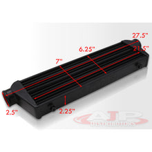 Load image into Gallery viewer, Universal 27.5x7x2.5 Intercooler Tube and Fin Black