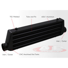 Load image into Gallery viewer, Universal 27.5x7x2.5 Intercooler Tube and Fin Black