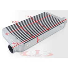 Load image into Gallery viewer, Universal Aluminum Intercooler (Bar & Plate | Overall: 31.0" x 11.75" x 3.0" | Core: 23.0" x 11.0" x 3.0" | Inlet/Outlet: 3.0")