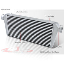 Load image into Gallery viewer, Universal Aluminum Intercooler (Bar & Plate | Overall: 31.0" x 11.75" x 3.0" | Core: 23.0" x 11.0" x 3.0" | Inlet/Outlet: 3.0")