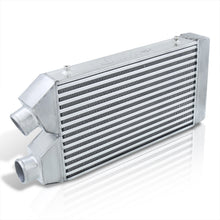 Load image into Gallery viewer, Universal Same Side Aluminum Intercooler (Tube & Fin | Overall: 25.0" x 11.0" x 3.0" | Core: 18.0" x 11" x 2.75" | Inlet/Outlet: 2.5")