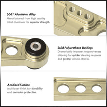 Load image into Gallery viewer, Acura Integra 1994-2001 / Honda Civic 1988-1995 / CRX 1988-1991 / Del Sol 1993-1997 Rear Lower Control Arms 24K Gold