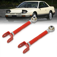 Load image into Gallery viewer, Nissan 240SX S13 S14 1989-1998 / 300ZX Z32 1990-1996 Rear Lower Adjustable Traction Control Arms Red
