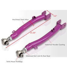 Load image into Gallery viewer, Subaru Impreza WRX STI 2002-2007 Rear Lower Adjustable Trailing Control Arms Purple
