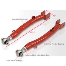 Load image into Gallery viewer, Subaru Impreza WRX STI 2002-2007 Rear Lower Adjustable Trailing Control Arms Red