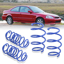 Load image into Gallery viewer, Acura Integra 1990-2001 / Honda Civic 1988-2000 / CRX 1988-1991 / Del Sol 1993-1997 Lowering Springs Blue (Front ~2.0" / Rear ~2.0")