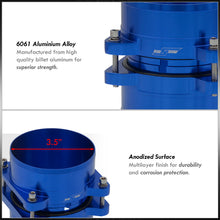 Load image into Gallery viewer, GM/Chevy Aluminum LS1 LT1 Engine Mass Air Flow Ported Ends Blue