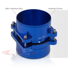 Load image into Gallery viewer, GM/Chevy Aluminum LS1 LT1 Engine Mass Air Flow Ported Ends Blue