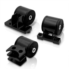 Load image into Gallery viewer, Honda Civic 1992-1995 / Del Sol 1993-1997 / Acura Integra 1994-2001 D to B Series Conversion Engine Motor Mount Black with Black Polyurethane Bushings (3-Bolt Driver Side Mount Only)